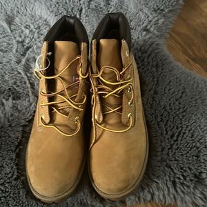 Timberlands worn twice.